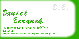 daniel beranek business card